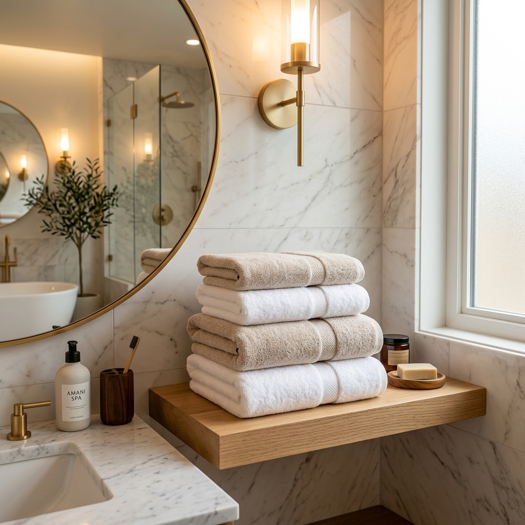 Plush Cotton Bath Towel