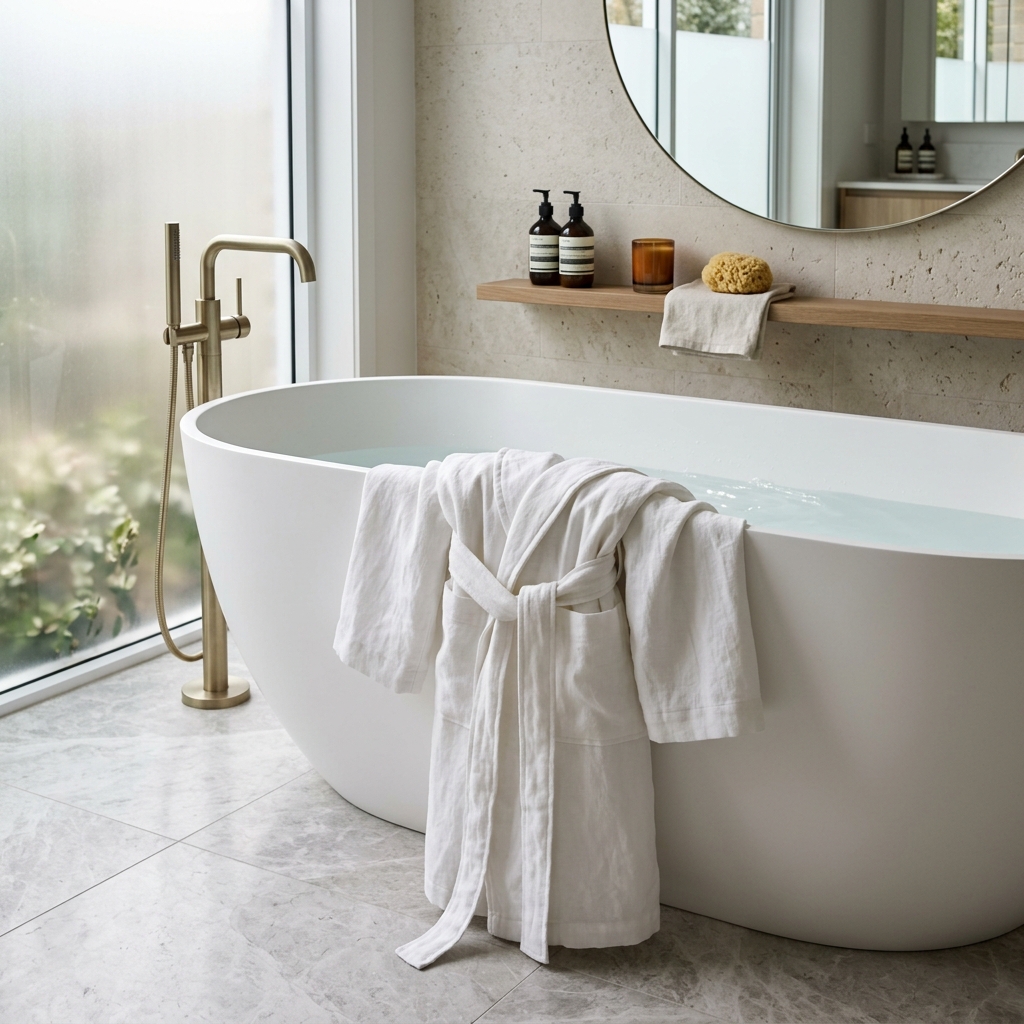 Linen Guest Towel Set