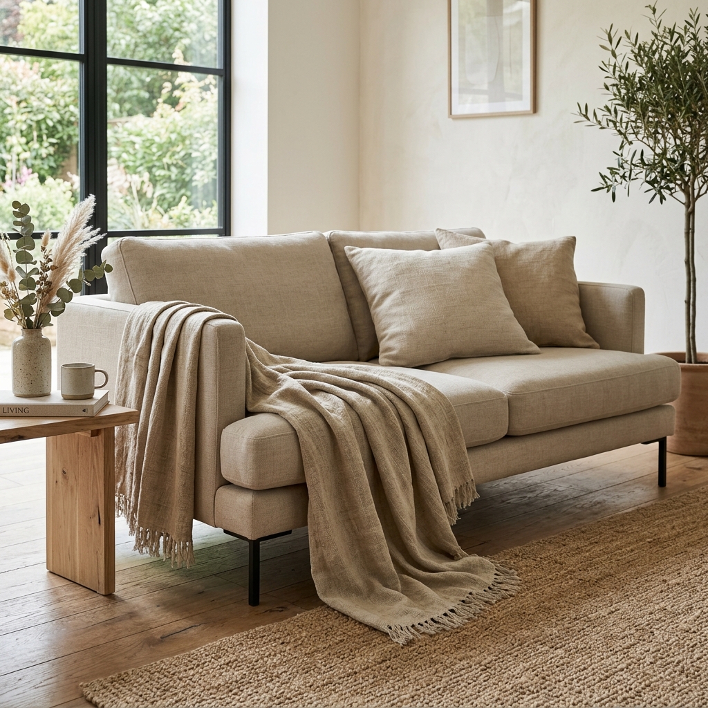 Chunky Knit Throw Blanket
