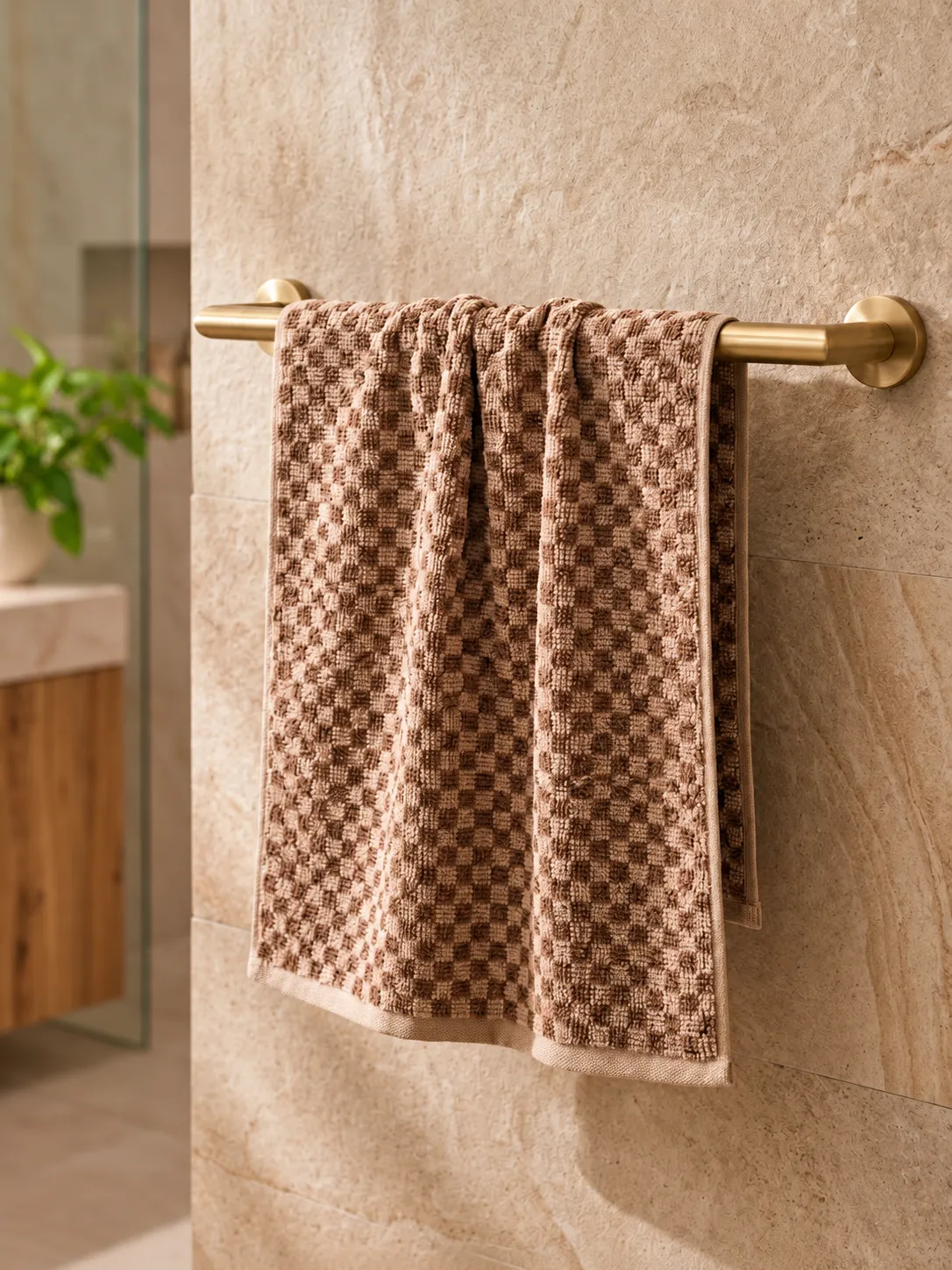 Heritage Checkered Terry Towel - Thumbnail 3