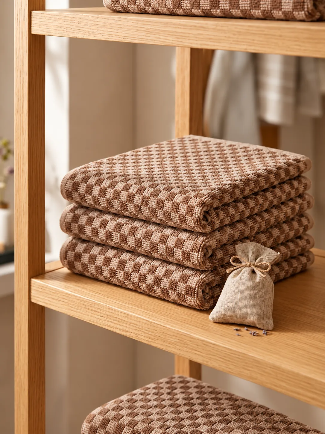 Heritage Checkered Terry Towel - Thumbnail 4